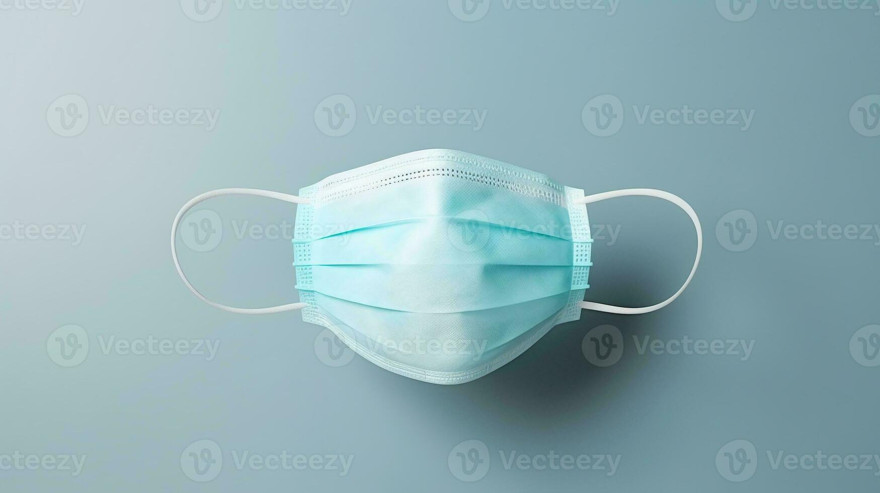 AI generated Medical Mask Isolated on the Minimalist Background photo