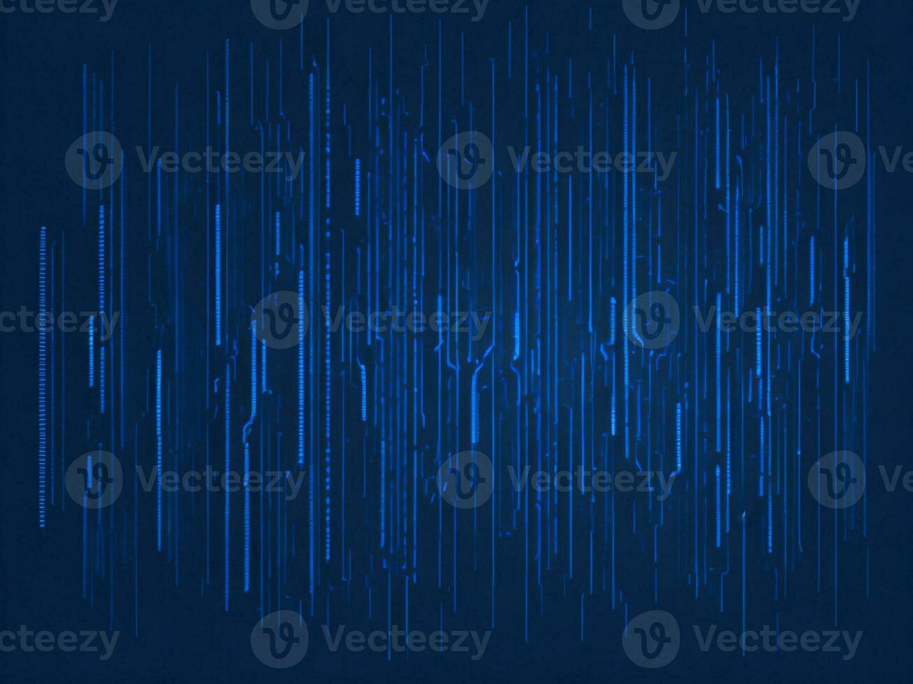 AI generated Blue digital binary data on computer screen background. binary code background . abstract blue background photo