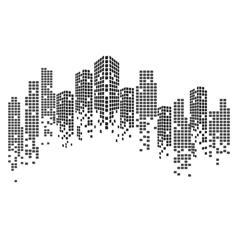 city skyline vector illustration