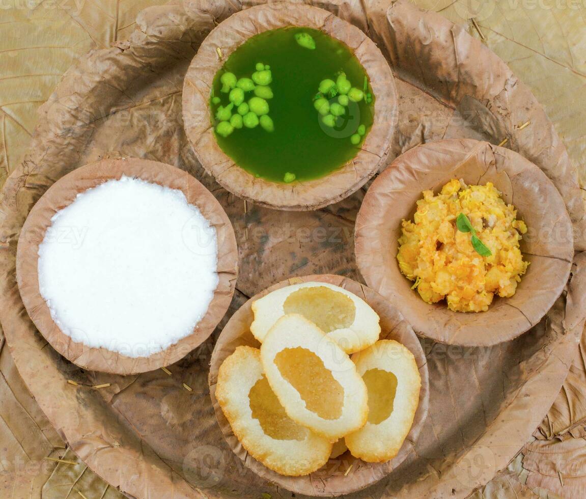 Indian Street Food Pani Puri photo