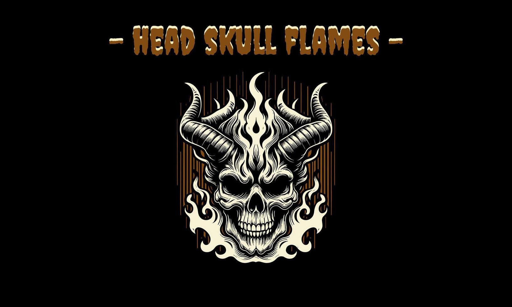 AI generated head elephant with flames vector flat design