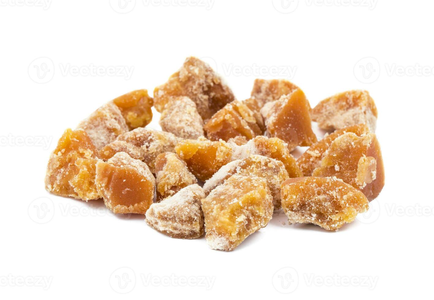Group of jaggery on White Background photo