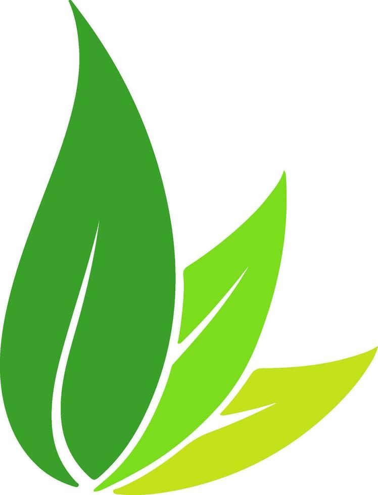 logo verde hoja ecología naturaleza elemento vector. vector