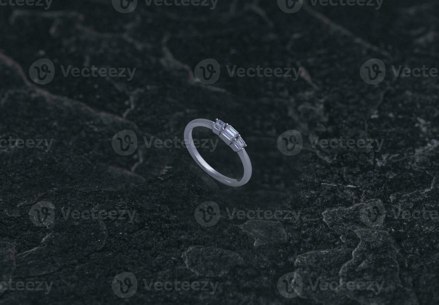 Silver Ring Indian jewellery also know as jewellery, jewel or jewellery on dark background photo