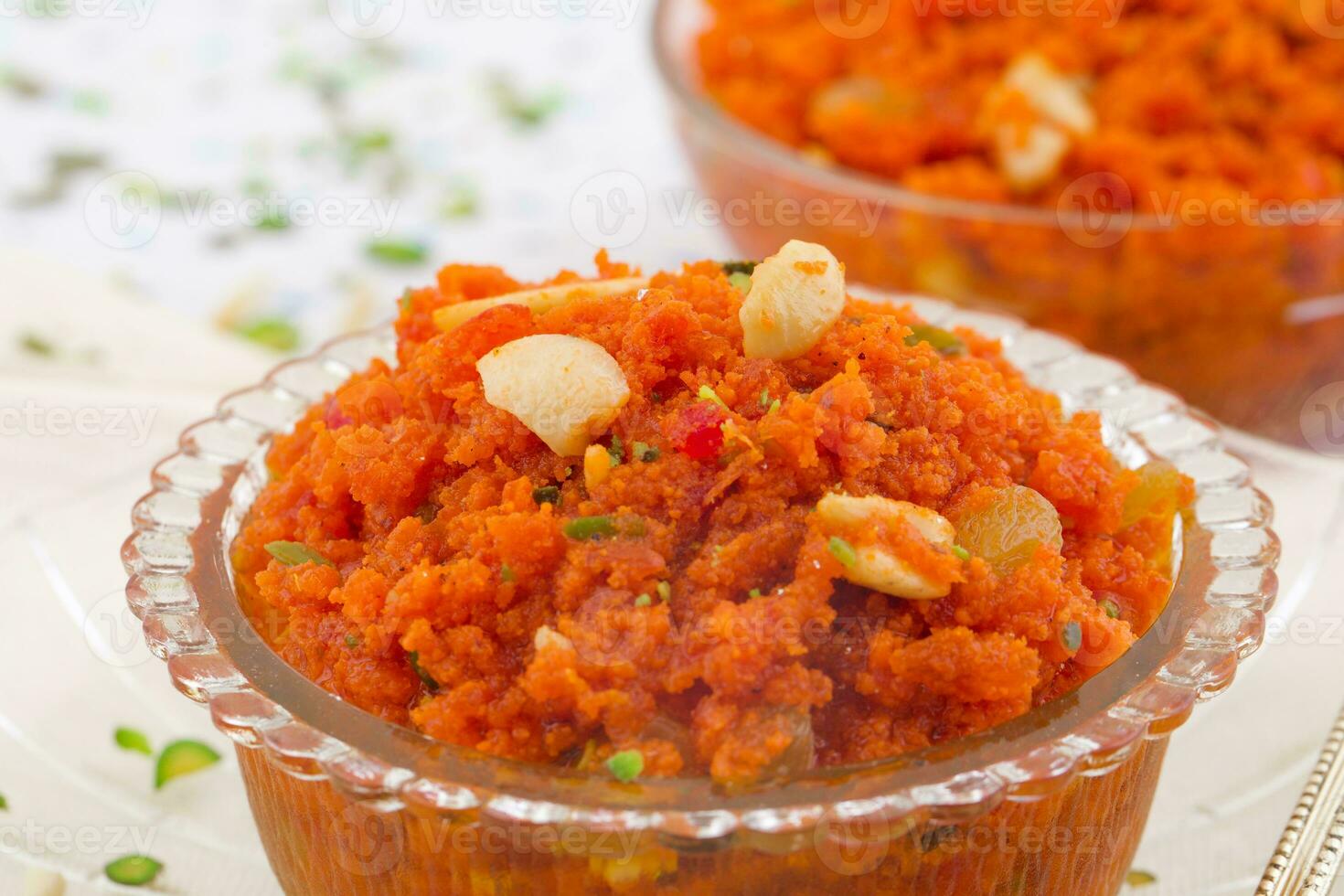 Indian Popular Sweet Food Carrot Halwa photo