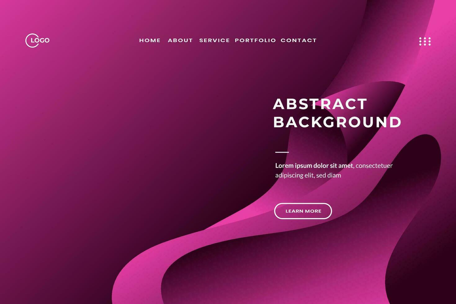 Abstract Background Aesthetic Pink. It's simple and pretty, and would be perfect for web, landing page, poster, banner, a wide variety of projects vector