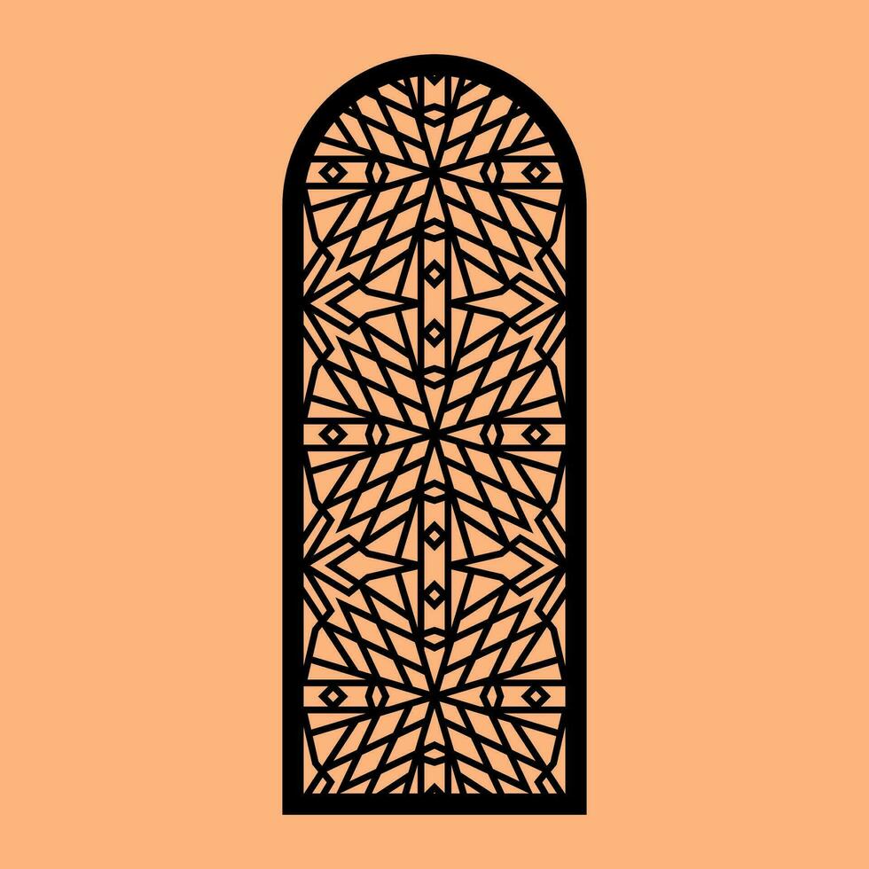 Simple Vector Pattern for CNC Laser Cutting, Decoration, and Ornament