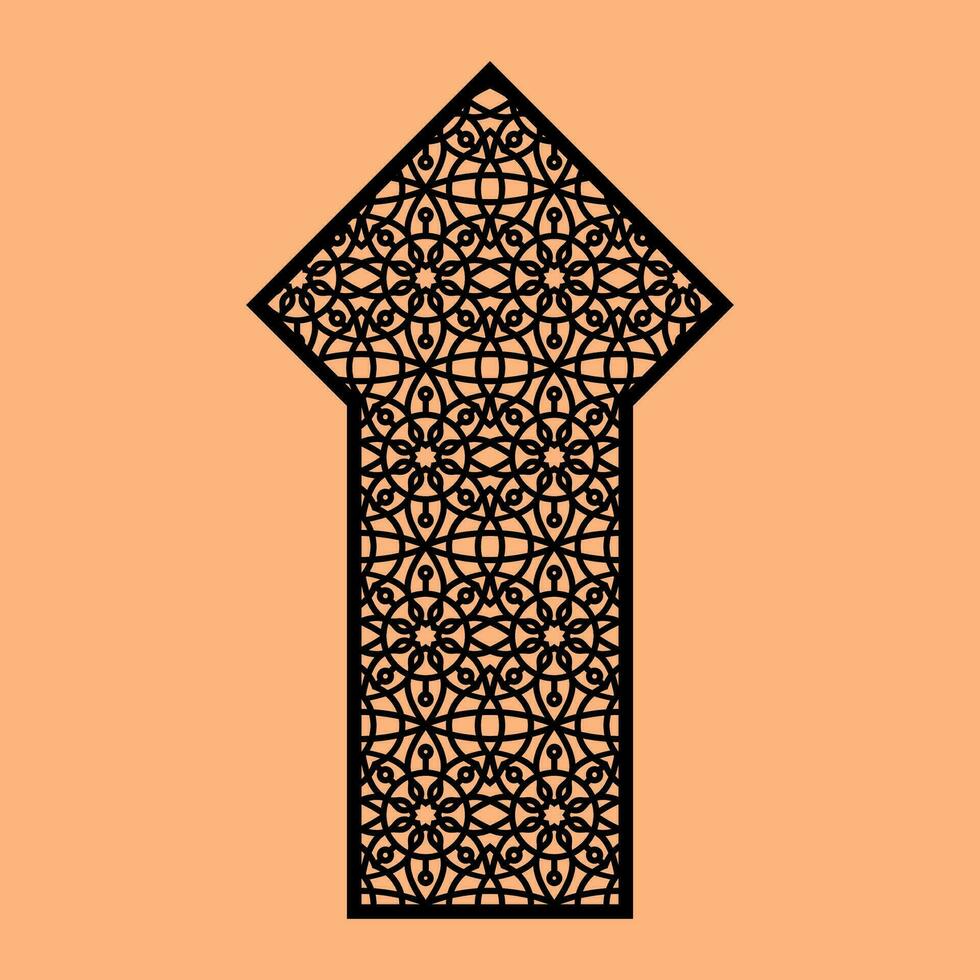 Simple Vector Pattern for CNC Laser Cutting, Decoration, and Ornament