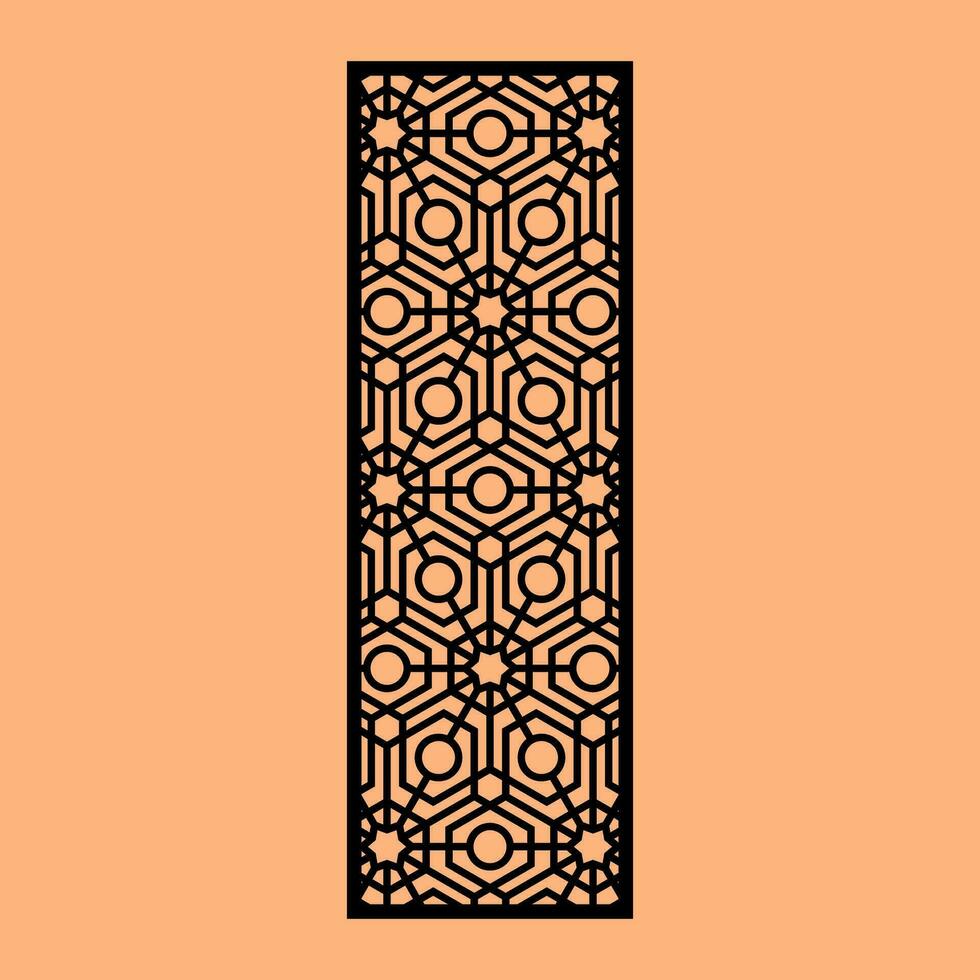 Simple Vector Pattern for CNC Laser Cutting, Decoration, and Ornament