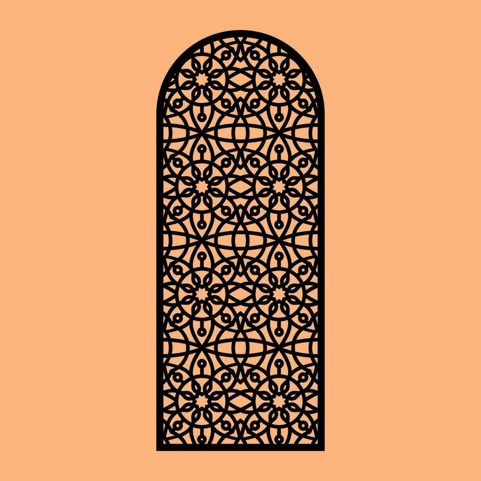 Simple Vector Pattern for CNC Laser Cutting, Decoration, and Ornament