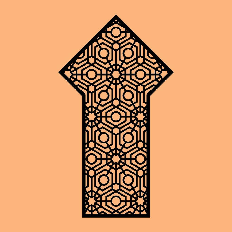 Simple Vector Pattern for CNC Laser Cutting, Decoration, and Ornament