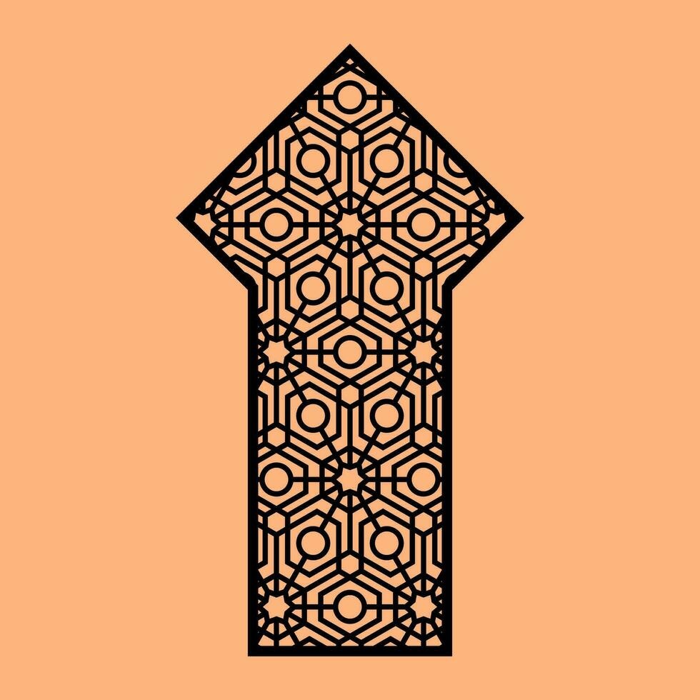 Simple Vector Pattern for CNC Laser Cutting, Decoration, and Ornament