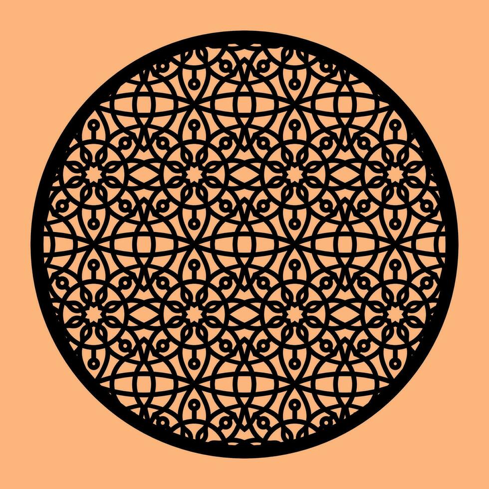 Simple Vector Pattern for CNC Laser Cutting, Decoration, and Ornament