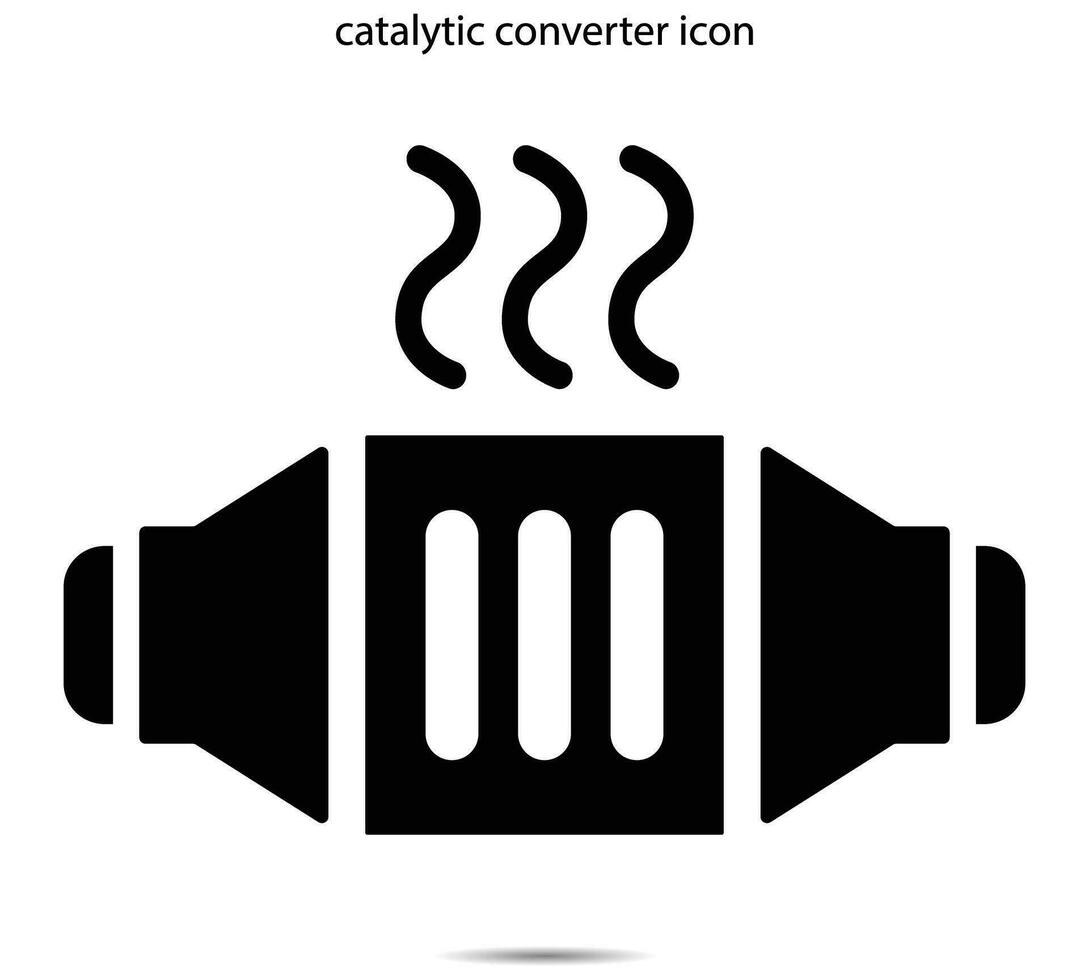 catalytic converter icon vector