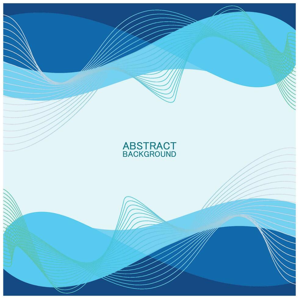 Abstract beach wave background design with blue vector combination, concept design for book cover, wallpaper, swimming pool, marine, lake