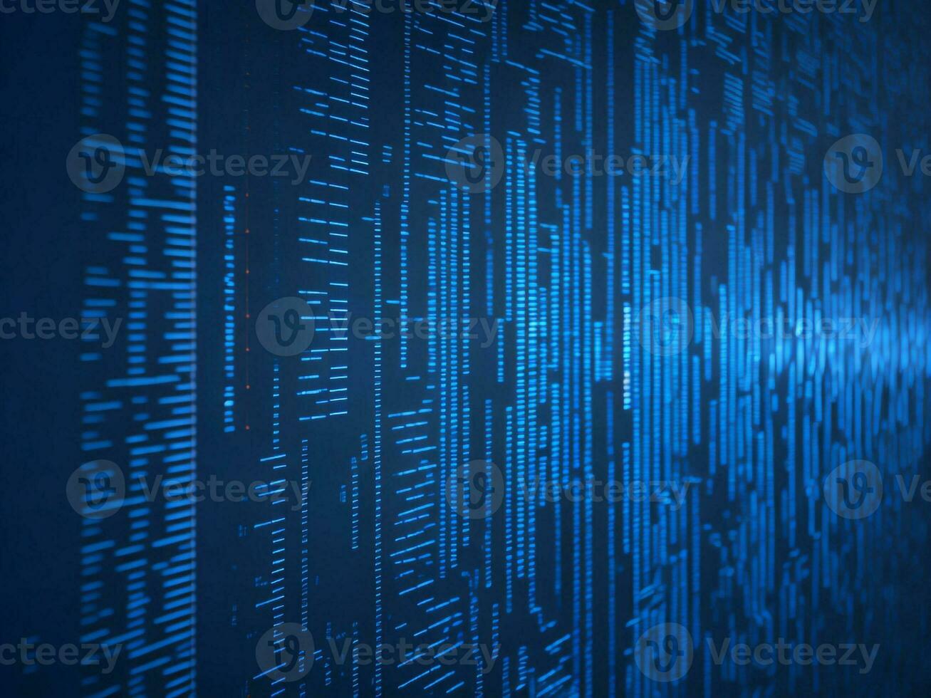 AI generated Digital Cyberspace with Particles and Digital Data Network Connections. High Speed Connection and Data Analysis Technology Digital Abstract Background Concept. 3d rendering photo