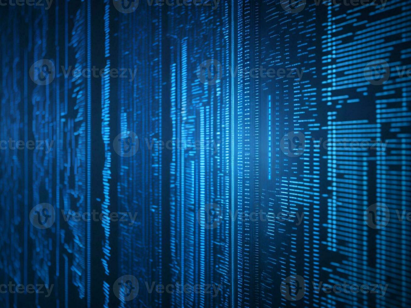 AI generated Digital Cyberspace with Particles and Digital Data Network Connections. High Speed Connection and Data Analysis Technology Digital Abstract Background Concept. 3d rendering photo