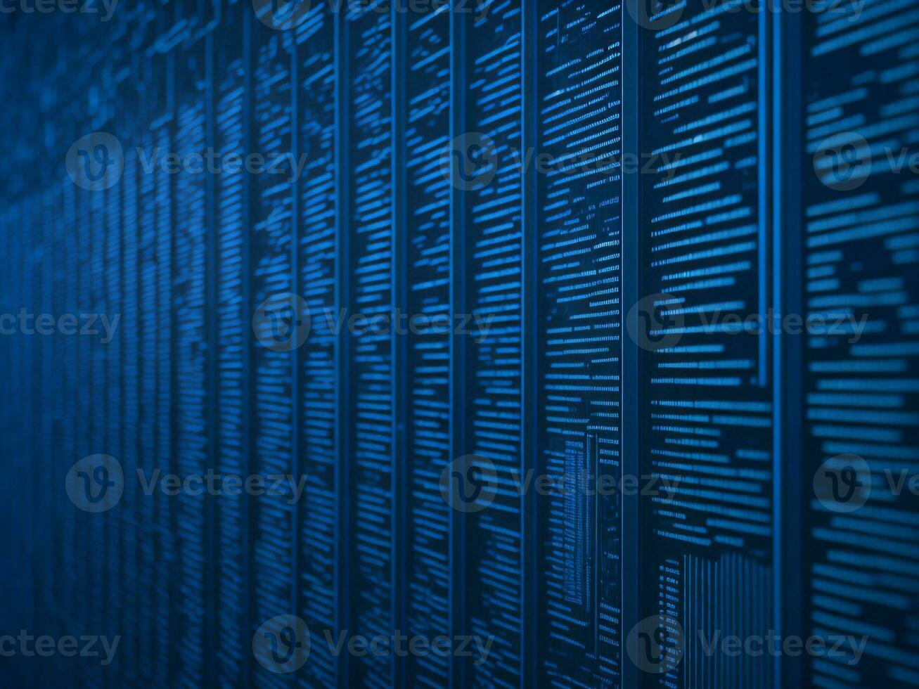 AI generated Digital Cyberspace with Particles and Digital Data Network Connections. High Speed Connection and Data Analysis Technology Digital Abstract Background Concept. 3d rendering photo