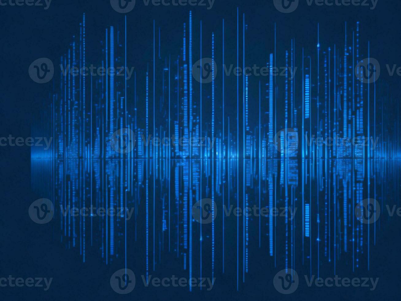 AI generated Digital Cyberspace with Particles and Digital Data Network Connections. High Speed Connection and Data Analysis Technology Digital Abstract Background Concept. 3d rendering photo