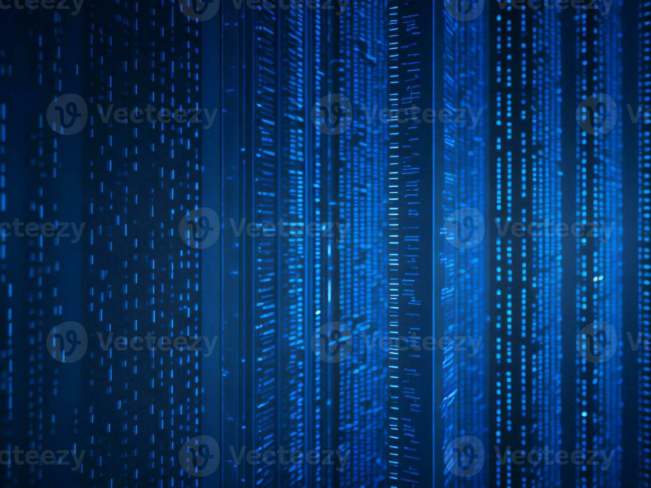 AI generated Digital Cyberspace with Particles and Digital Data Network Connections. High Speed Connection and Data Analysis Technology Digital Abstract Background Concept. 3d rendering photo