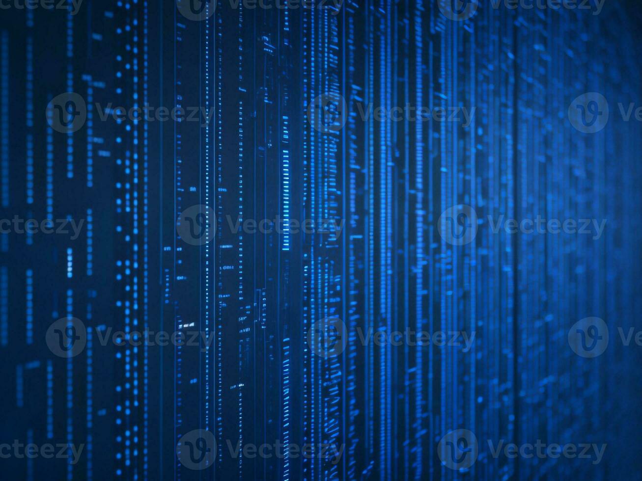 AI generated Digital Cyberspace with Particles and Digital Data Network Connections. High Speed Connection and Data Analysis Technology Digital Abstract Background Concept. 3d rendering photo