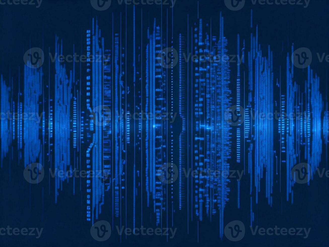 AI generated Digital Cyberspace with Particles and Digital Data Network Connections. High Speed Connection and Data Analysis Technology Digital Abstract Background Concept. 3d rendering photo