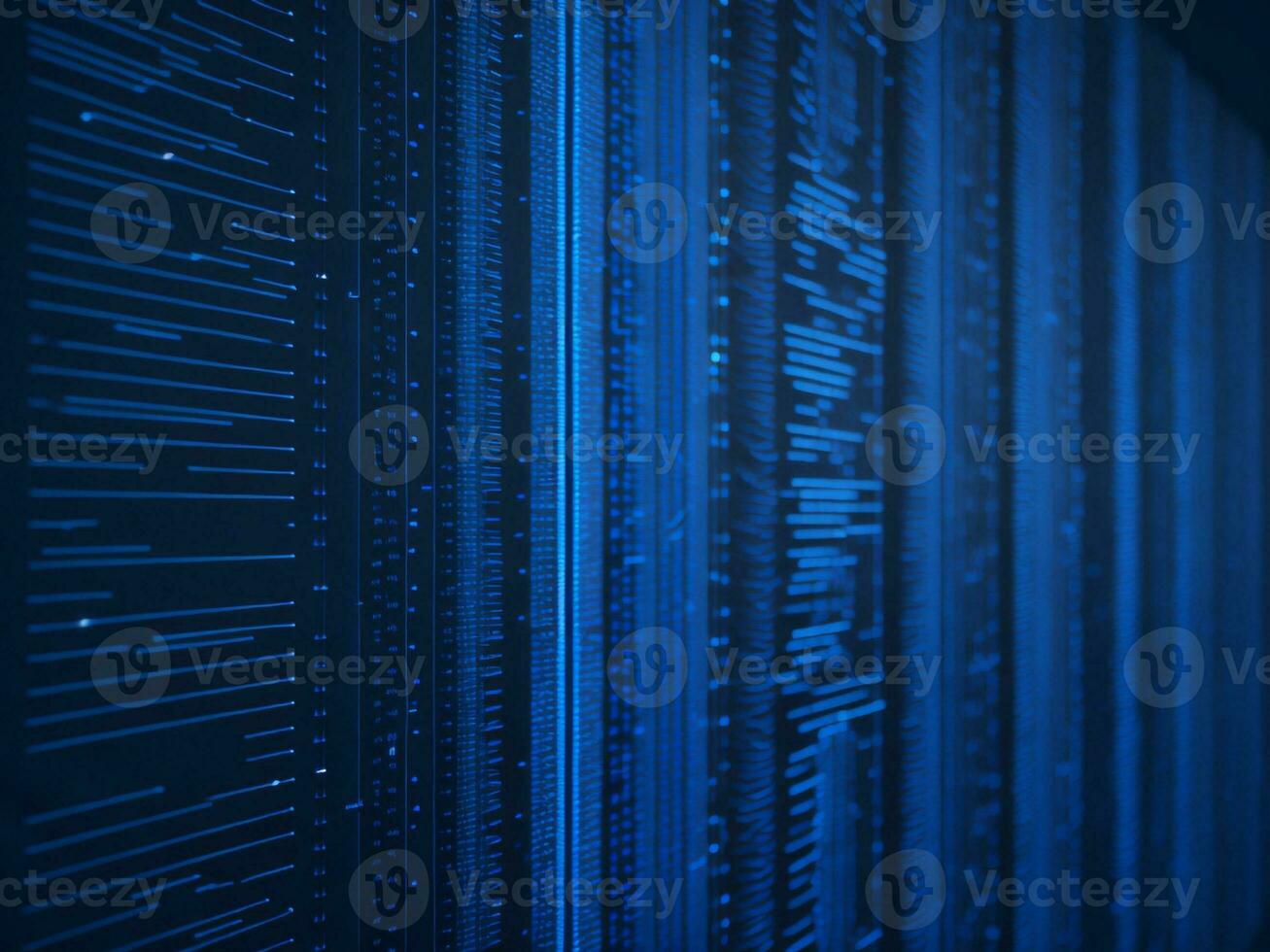 AI generated Digital Cyberspace with Particles and Digital Data Network Connections. High Speed Connection and Data Analysis Technology Digital Abstract Background Concept. 3d rendering photo
