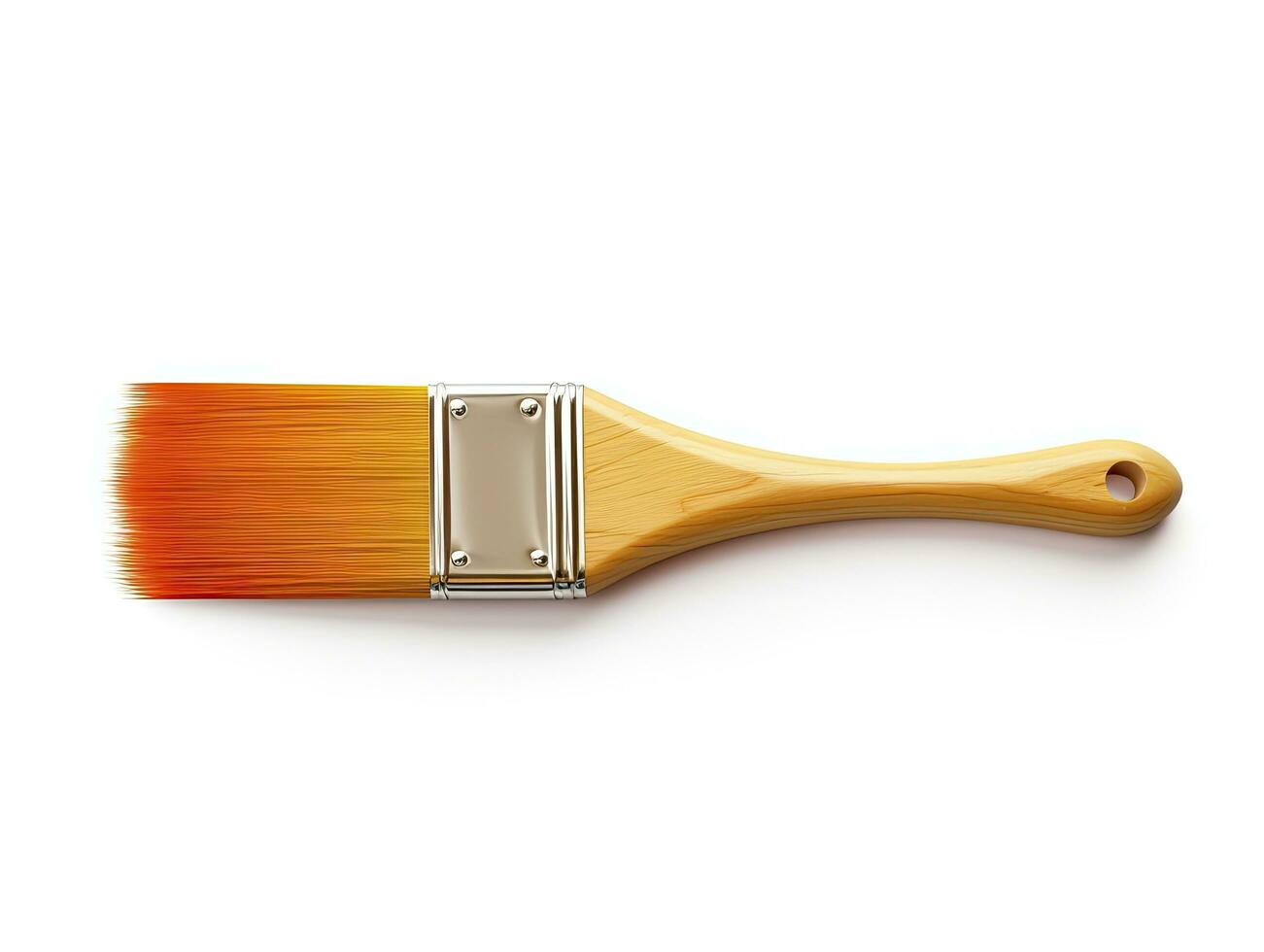 AI generated Paintbrush isolated white background. AI Generated photo