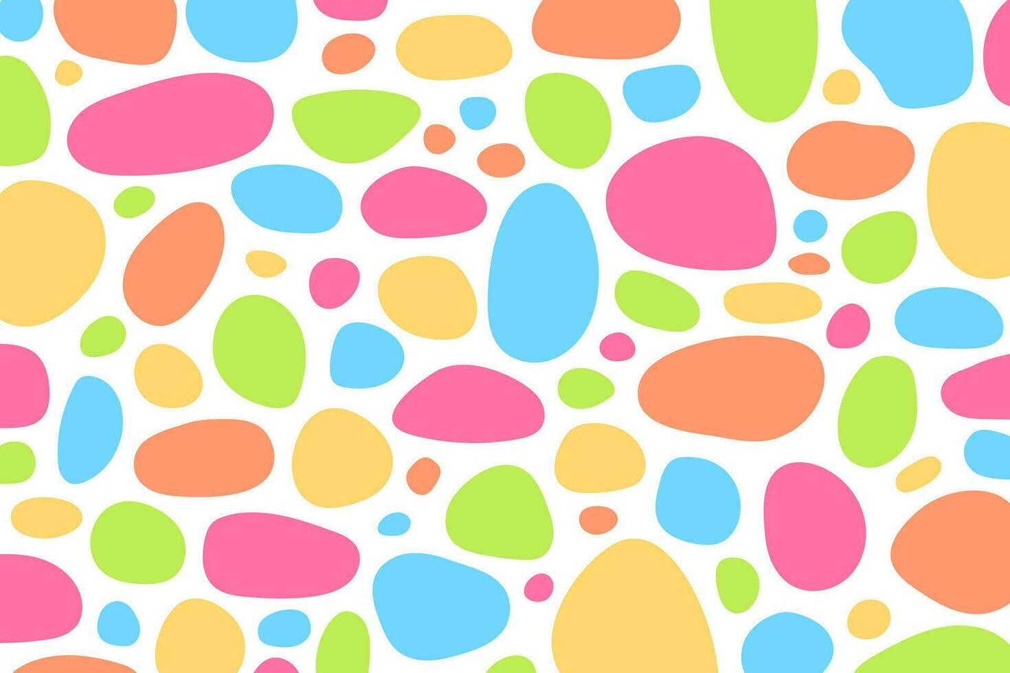 Colorful abstract hand drawing pattern vector