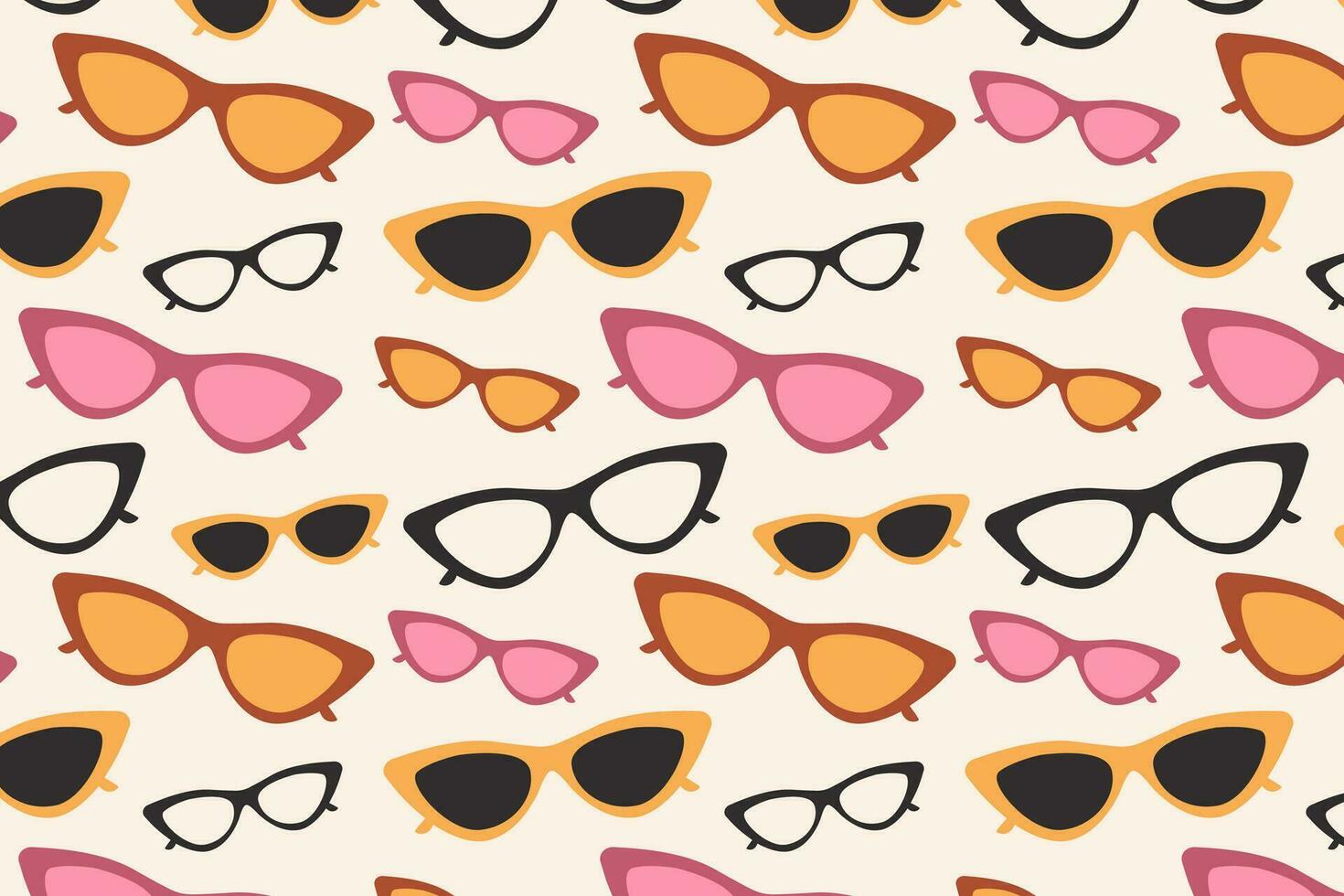 Eyeglasses abstract pattern vector