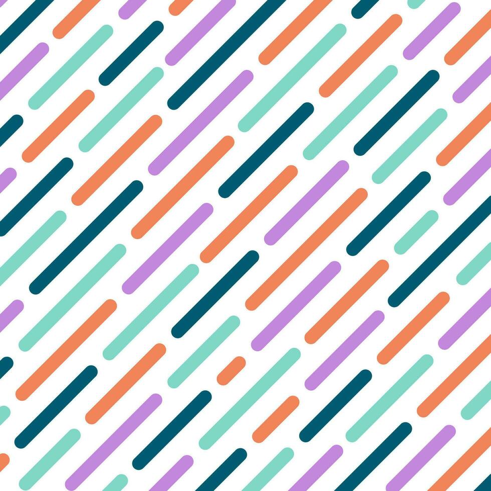 Colorful minimal geometric diagonal lines pattern vector