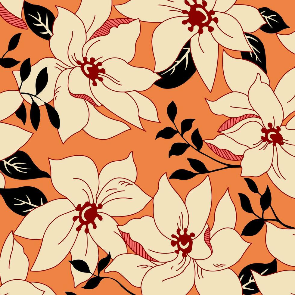 floral,camouglage,ornament,abstract pattern suitable for textile and printing needs vector