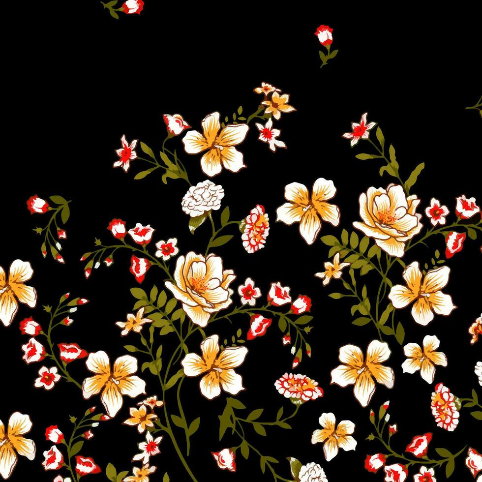 floral,camouglage,ornament,abstract pattern suitable for textile and printing needs vector