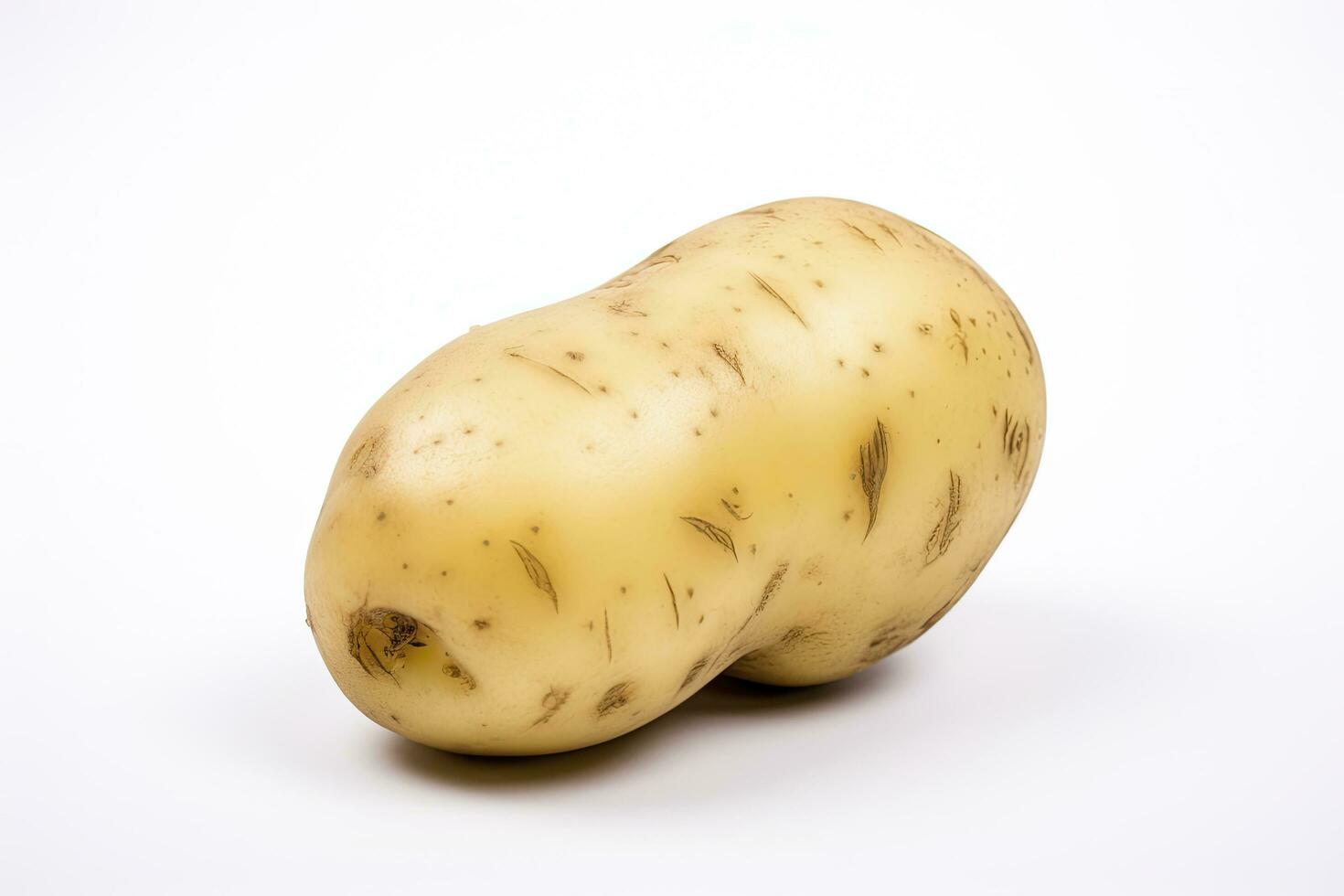 AI generated Potato isolated on white background. AI Generated photo