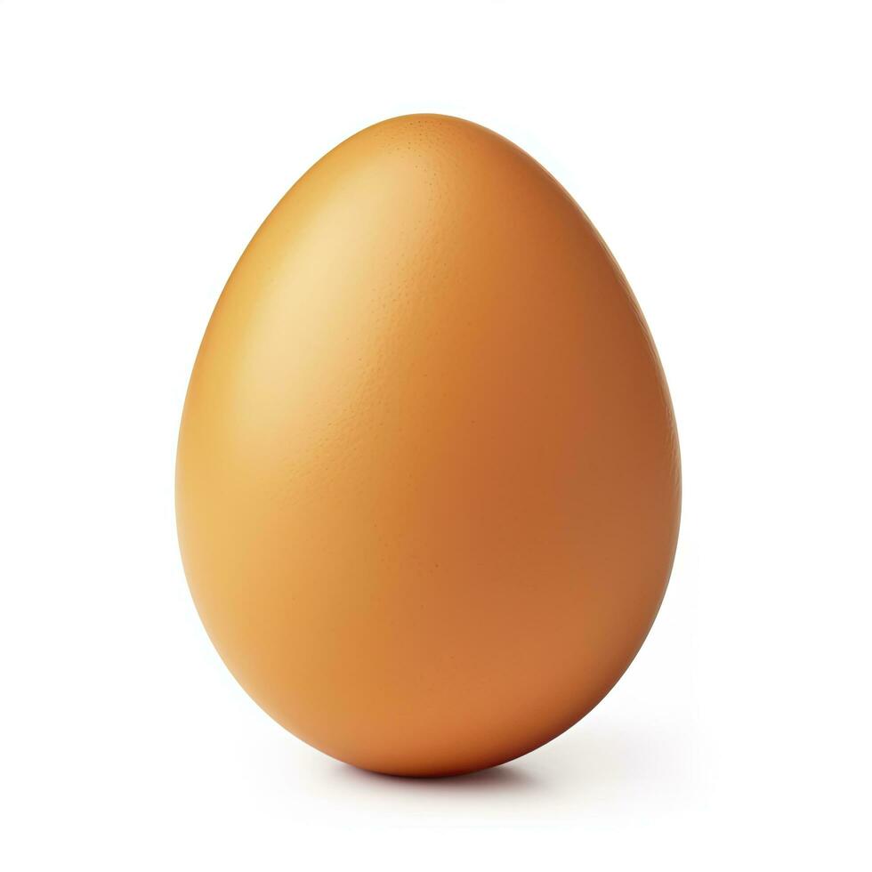 AI generated Egg isolated on white background. AI Generated photo