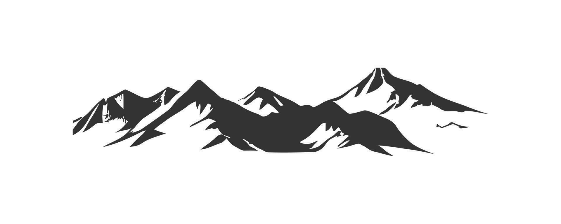 Mountain vector illustration.
