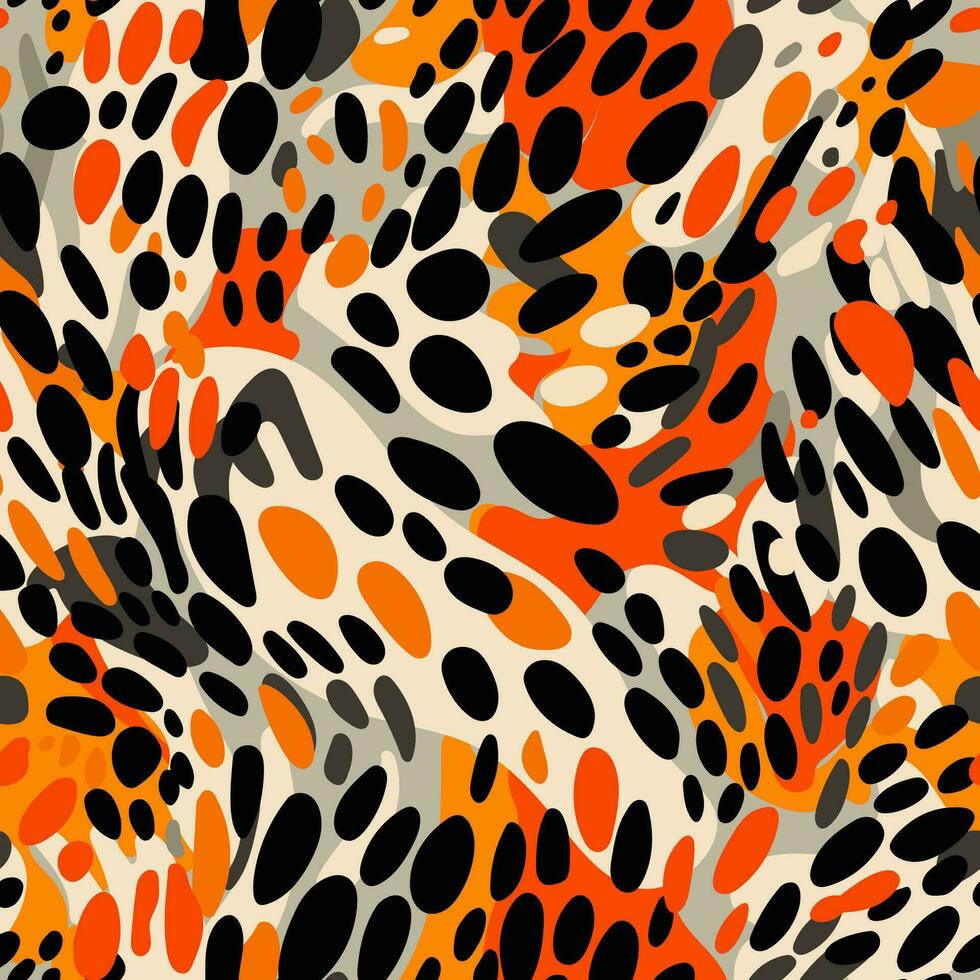 Abstract colorful art seamless background. vector