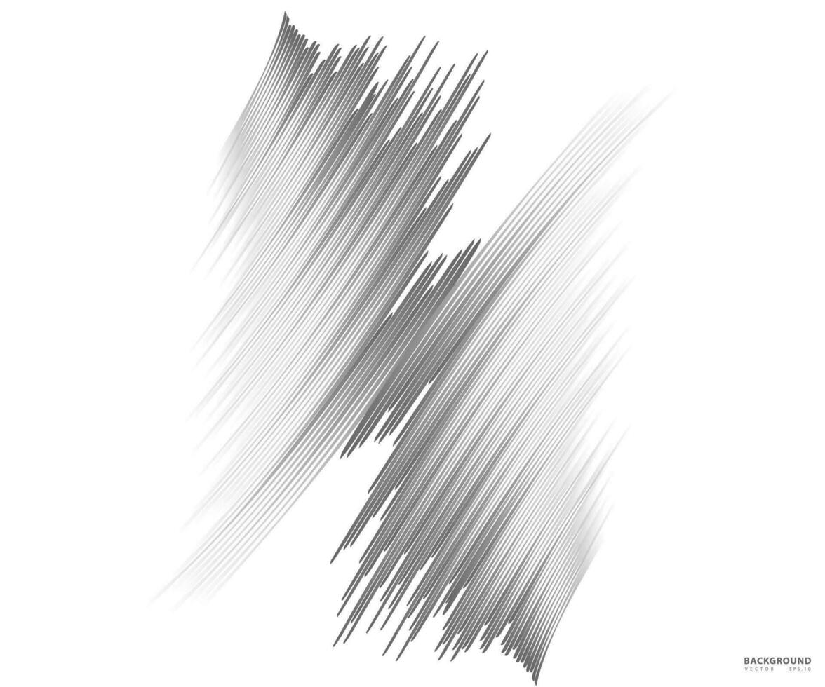 Speed lines Flying particles Seamless pattern, Fight stamp Manga graphic texture, Comic book speed horizontal lines on white background vector