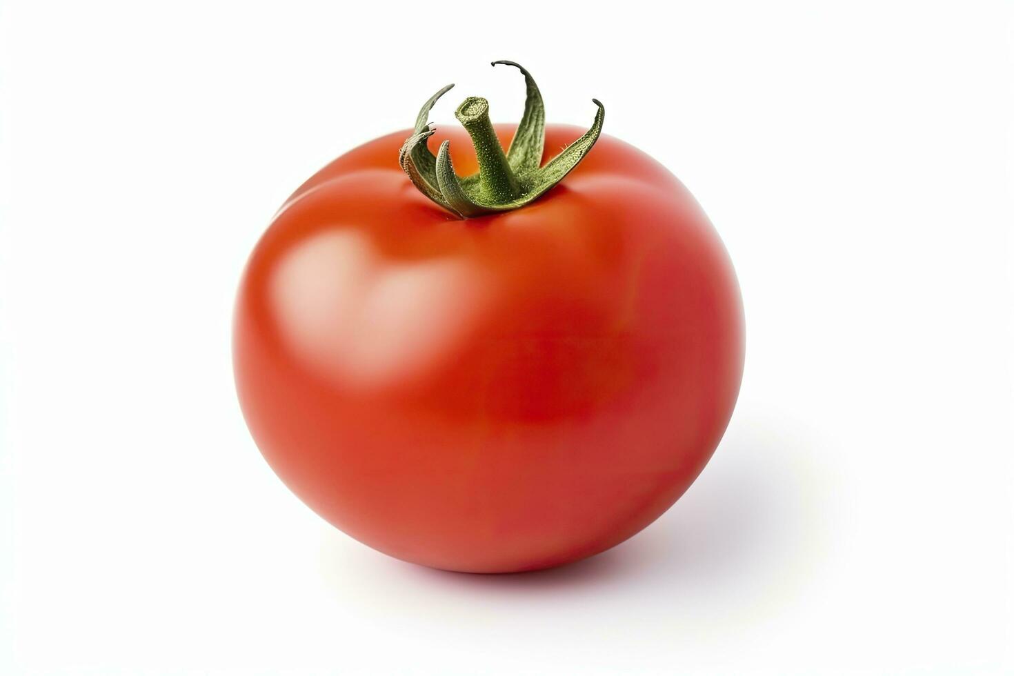 ai generado tomate aislado en blanco antecedentes. ai generado foto