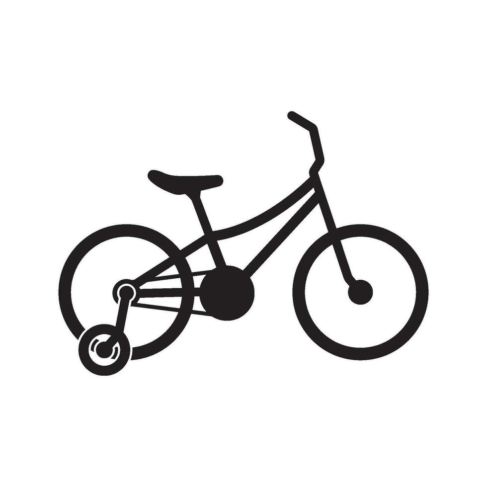 children bike icon vector