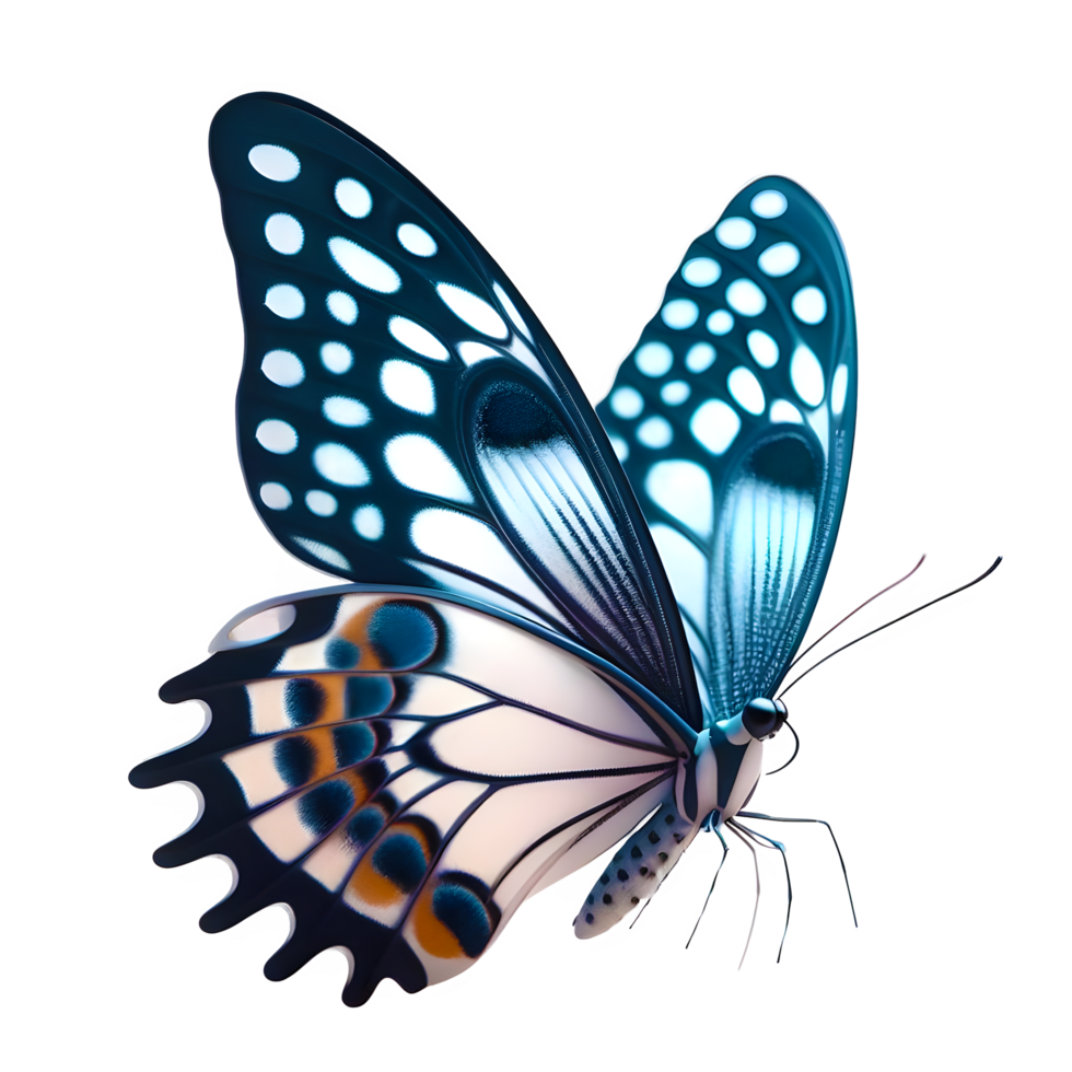 ai generiert Schmetterling Maske isoliert auf transparent Hintergrund png