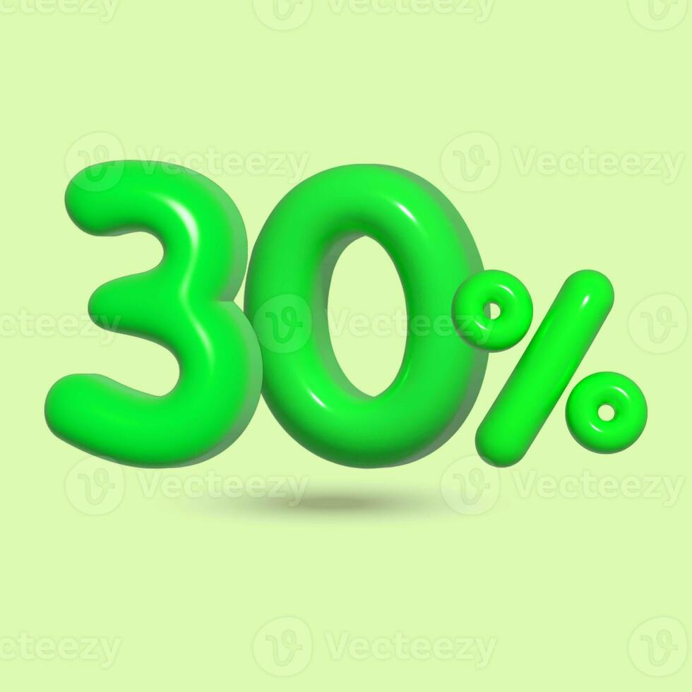 Green Discount Number illustration  discount price tag design photo