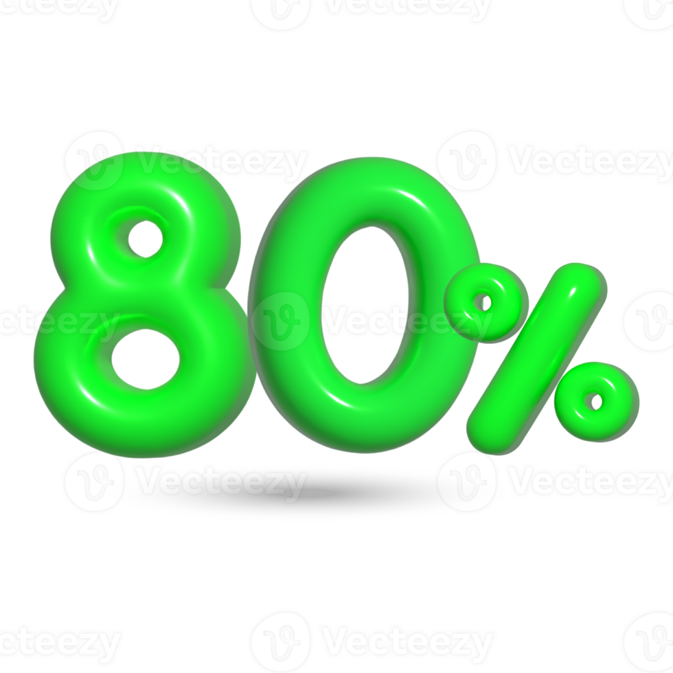 Green Discount Number illustration  discount price tag design png