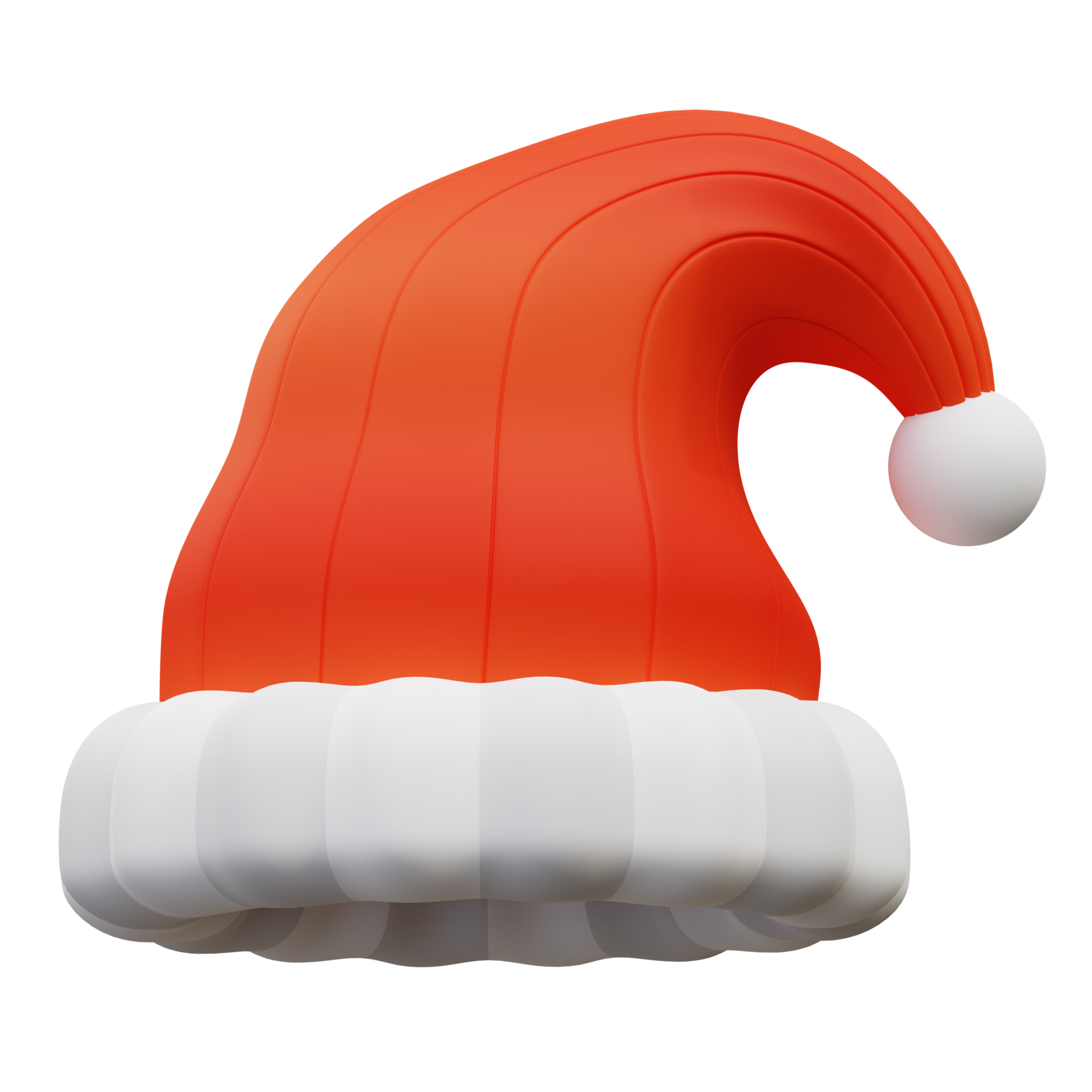 3d-illustration-of-santa-hat-35232588-png