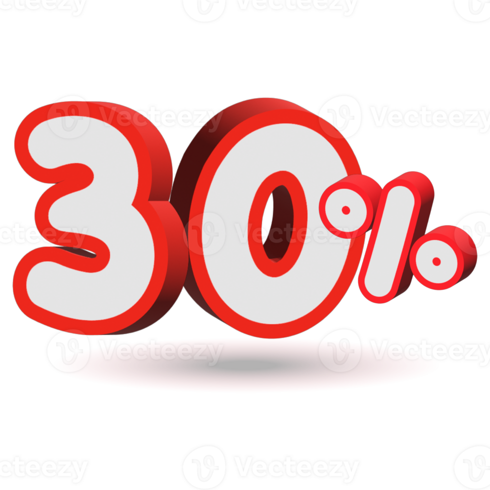 Red Discount Number illustration discount price tag design png