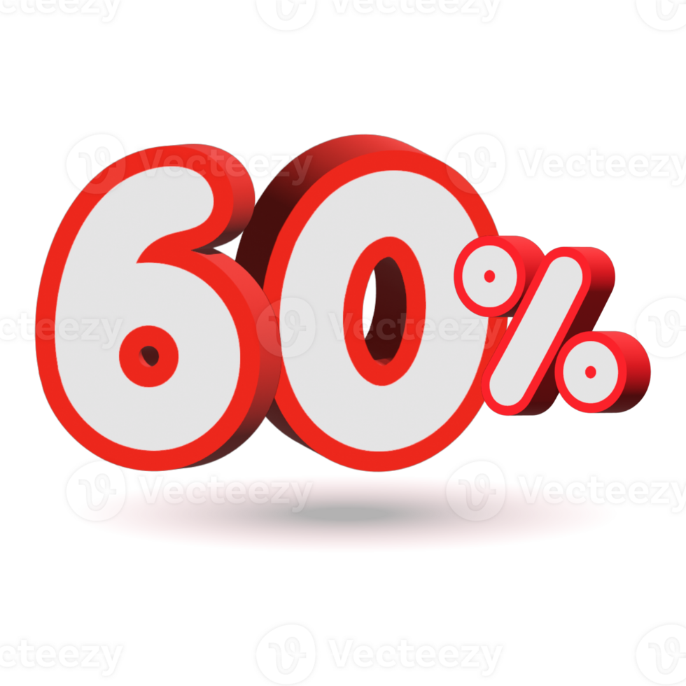 Red Discount Number illustration discount price tag design png