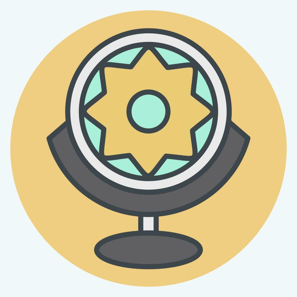 Icon Bionic Eye. related to Future Technology symbol. color mate style. simple design editable. simple illustration vector