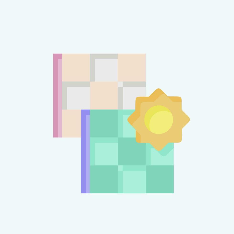 Icon Solar Energy. related to Future Technology symbol. flat style. simple design editable. simple illustration vector