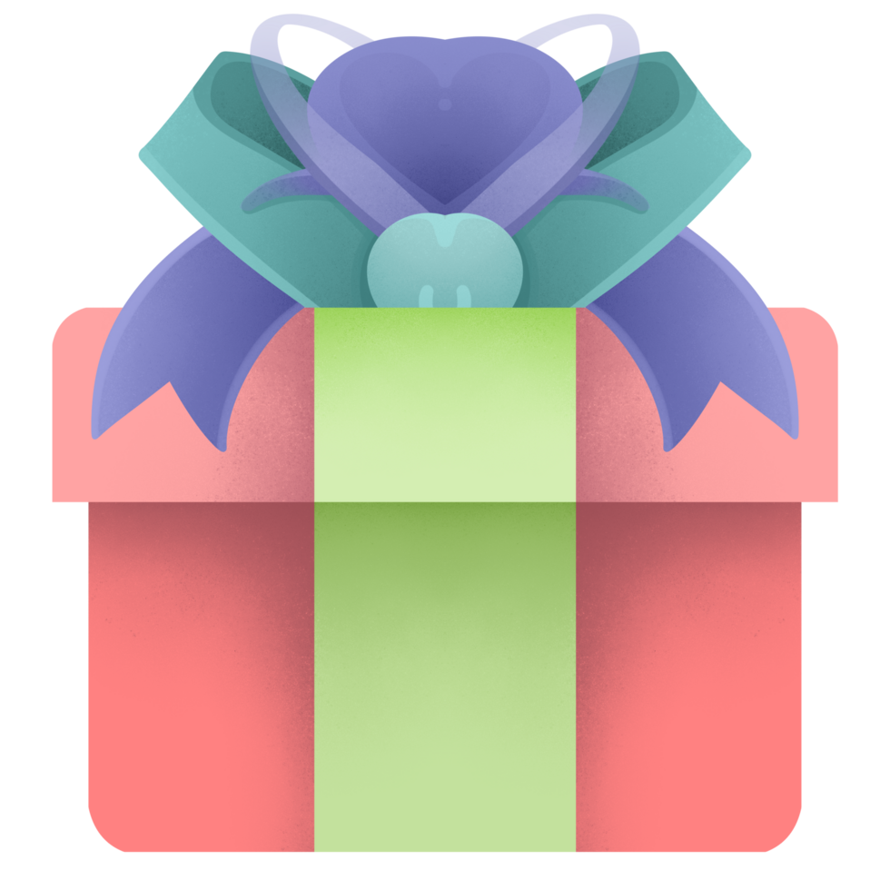 Gift packing box png