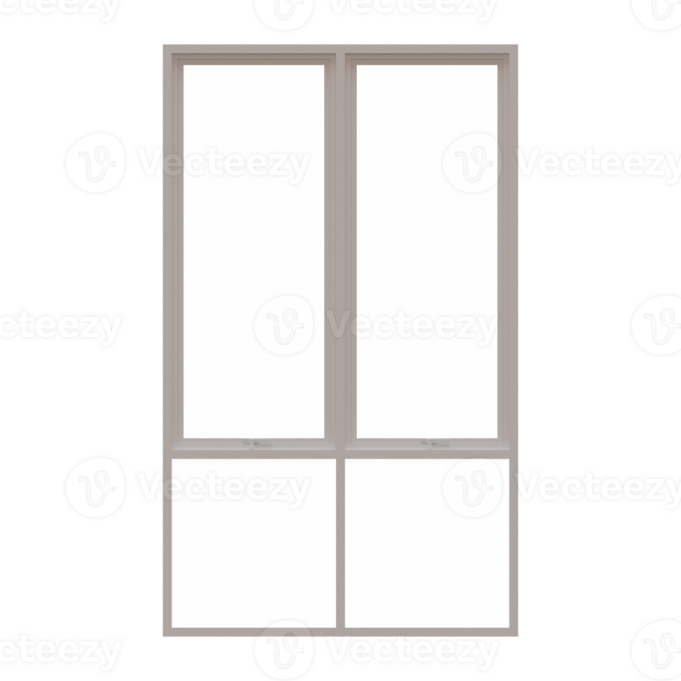 Window 3d Render Design Element png